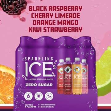 Sparkling Ice Purple Variety Pack | Zero Sugar Flavored Water with Vitamins