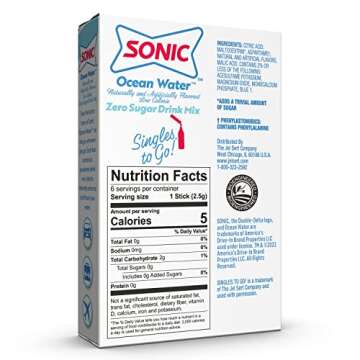 Sonic Singles to Go Variety Pack (Variety Pack - 6 Count)