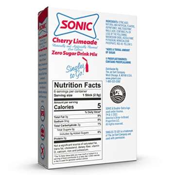 Sonic Singles to Go Variety Pack (Variety Pack - 6 Count)