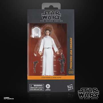 STAR WARS The Black Series Princess Leia Organa, A New Hope Collectible 6 Inch Action Figure