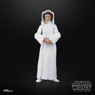 STAR WARS The Black Series Princess Leia Organa, A New Hope Collectible 6 Inch Action Figure