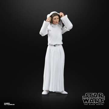 STAR WARS The Black Series Princess Leia Organa, A New Hope Collectible 6 Inch Action Figure