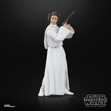 STAR WARS The Black Series Princess Leia Organa, A New Hope Collectible 6 Inch Action Figure