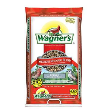 Wagner's 62008 Western Regional Blend Wild Bird Food, 20-Pound Bag