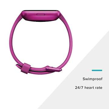 Fitbit Versa Lite Edition Smart Watch, compatible with iPad, One Size (S & L bands included), 1 Count (Renewed)