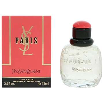 Yves Saint Laurent Paris By Yves Saint Laurent For Women. Eau De Toilette Spray 2.5 Ounces