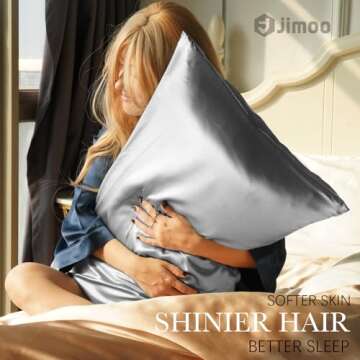 Indulge in Luxurious 100% Mulberry Silk Pillowcase for Hair & Skin