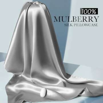 Elegant Mulberry Silk Pillowcase for Hair & Skin