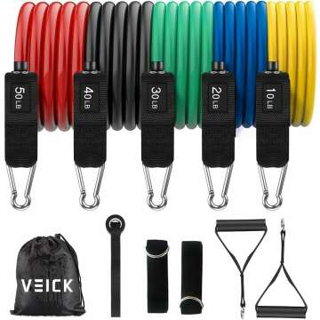 VEICK Resistance Bands for Total Body Workouts at Home