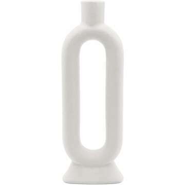 Koyal Wholesale Set of 3 Matte White Candle Holders