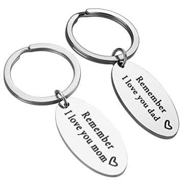 iWenSheng Parent Anniversary Keychain Gift Set