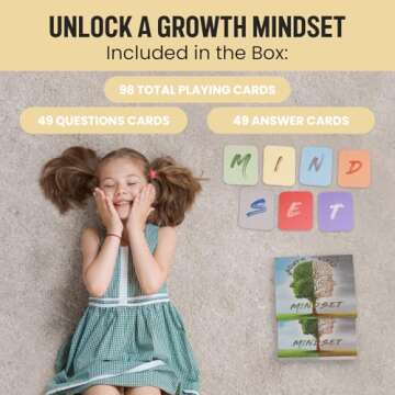 Thought-Spot: Growth/Fixed Mindset Card Game: Cultivates Coping & Social Skills; Develops Resilience; Reduces Meltdowns/Stress; Affirmation Cards; Autism-Friendly; Mindfulness; CBT; Ages 8+