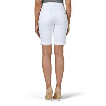 Rock & Republic Women's Denim Rx Fever Stretch 10" Bermuda Short, Antidote-White, 16