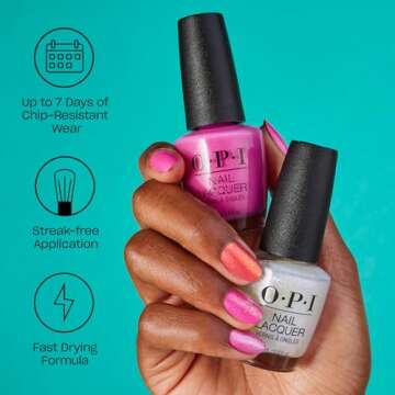 OPI Nail Lacquer Mexico City Move-mint | Opaque Soft Green Crème Chip Resistant Nail Polish | Mexico City Collection