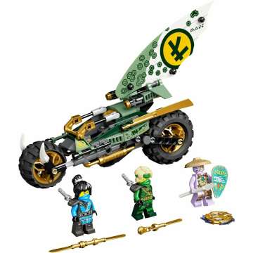 LEGO NINJAGO Lloyd’s Jungle Chopper Bike 71745 - Action Toy for Kids