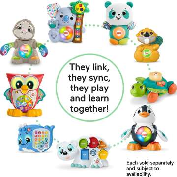 Fisher-Price Linkimals Owl: Learning Toy for Toddlers