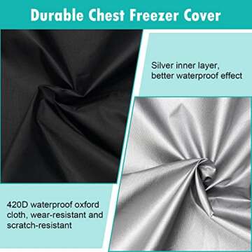 Protective Cover for 3.5 Cu Ft Chest Freezer