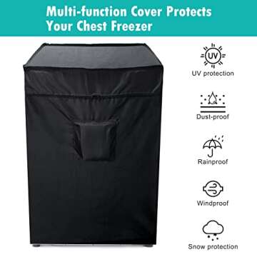 Protective Cover for 3.5 Cu Ft Chest Freezer