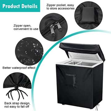 Protective Cover for 3.5 Cu Ft Chest Freezer