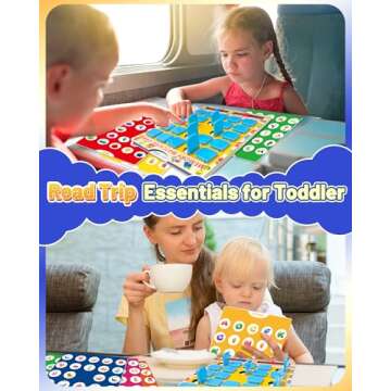 Walenty Matching Memory Game for Kids Ages 3-5 4-8, Travel Toys for Toddlers 3-5, Board Games for Kids 4-6 6-8, Car Airplane Travel Games Activities for Kids Ages 4-8, Toddler Kid Road Trip Essentials