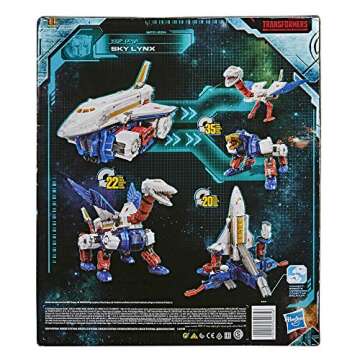 Transformers Toys Generations War for Cybertron: Earthrise Leader WFC-E24 Sky Lynx (5 Modes) Action Figure - Kids Ages 8 and Up, 11-inch