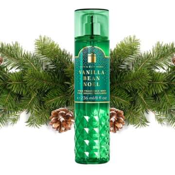 Bath and Body Works Holiday Traditions Vanilla Bean Noel Fine Fragrance Mist, 8.0 Fl Oz