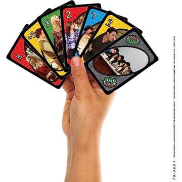 Mattel Games UNO Friends Card Game for Adults, Family, Fans & Parties with TV Show Themed-Graphics & Special Rule for 2 to 10 Players (Amazon Exclusive)