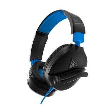 Turtle Beach Recon 70 PlayStation Gaming Headset - PS5, PS4, Xbox Series X|S, Xbox One, Nintendo Switch, Mobile, & PC with 3.5mm - Removable Mic, 40mm Speakers – Black