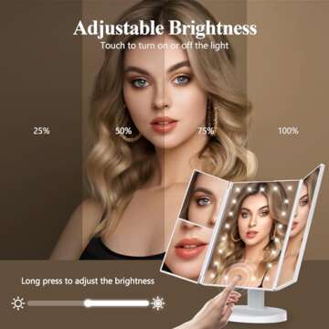 LED Makeup Vanity Mirror for Women – Perfect Gift