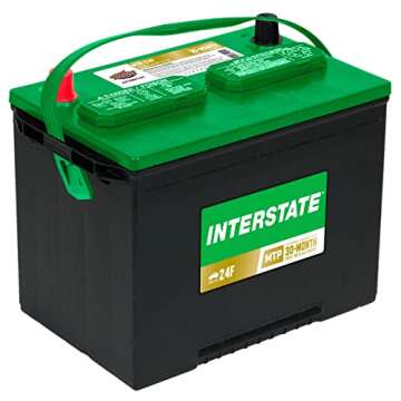 Interstate Batteries Group 24F Car Battery Replacement (MTP-24F) 12V, 750 CCA, 30 Month Warranty, Replacement Automotive Battery for Cars, Trucks, SUVs, Minivans