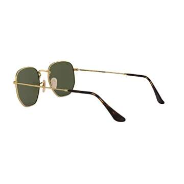 Ray-Ban Hexagonal Sunglasses - Gold/G-15 Green 51mm