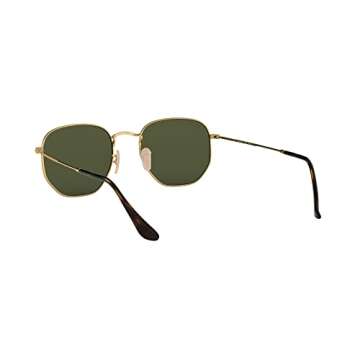 Ray-Ban Hexagonal Sunglasses - Gold/G-15 Green 51mm