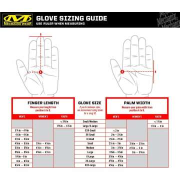 M-Pact Work Gloves with Impact Protection - Large