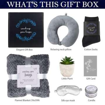 Get Well Soon Gift Basket Men, Self Care Gifts