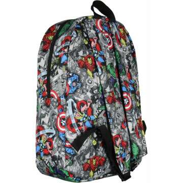 Avengers Thor Iron Man Captain America School Backpack