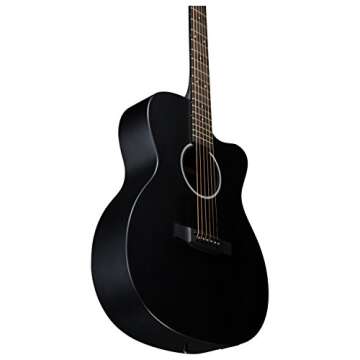 Martin X Series OMCXAE Orchestra Model Acoustic-Electric Guitar Black