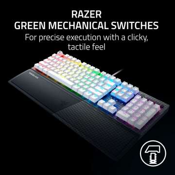 Razer BlackWidow V3 Gaming Keyboard with Green Switches