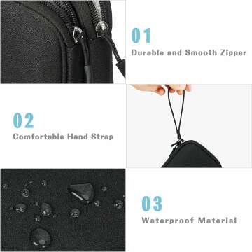 Waterproof Travel Cable Organizer for Electronics