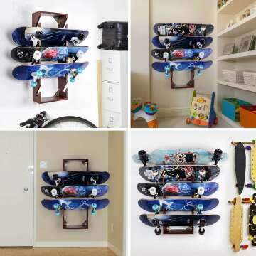 Skateboard Rack | Storage Hanger