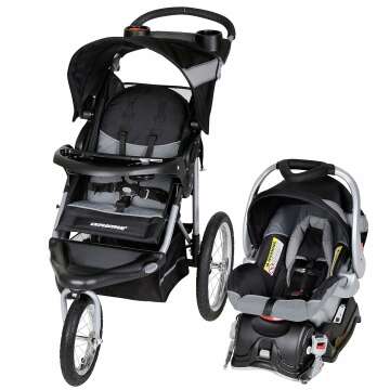 Baby Trend Expedition Jogger Travel System: Millennium White