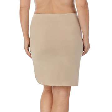 Jones New York womens Silky Touch "23 Anti-cling Knee Length Half Slip, Nude, Small US