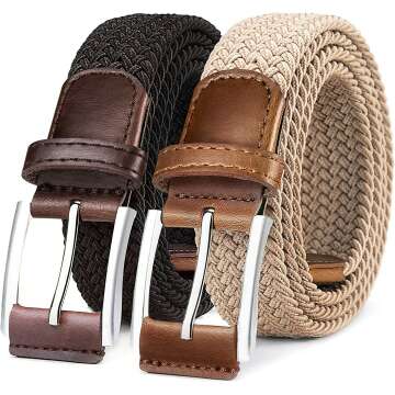 Men's Stretch Braided Belt