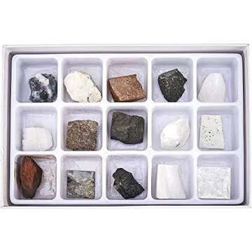 STEM Toy Mineral Science Kit Geology Rock Specimen for Young Geologists