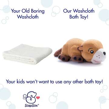 SoapSox Kids Bath Scrub