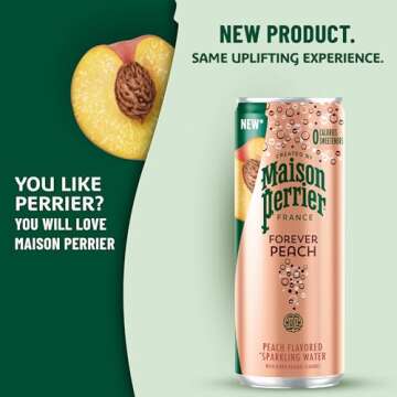 Maison Perrier Sparkling Water - Forever Peach 3 Pack