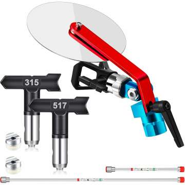 7 Pieces Airless Spray Gun Accessory Tool Set with Extensions