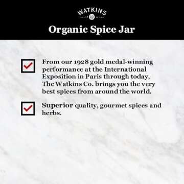 Watkins Gourmet Organic Spice Jar, Paprika, 2.9 Ounce ., 2.9 Ounce