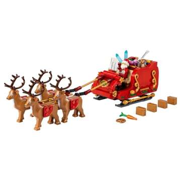 LEGO Santa's Sleigh Indoor Toy for Kids Ages 9+