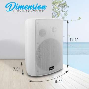 Outdoor Wireless Waterproof Patio Speaker System