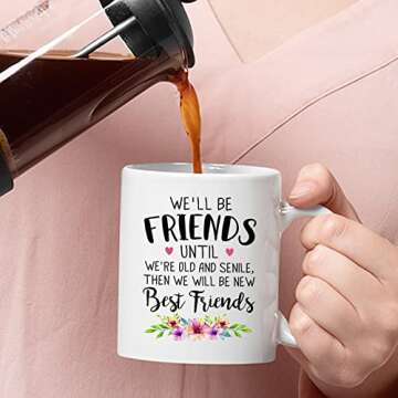 Custom Best Friend Coffee Mugs for Women